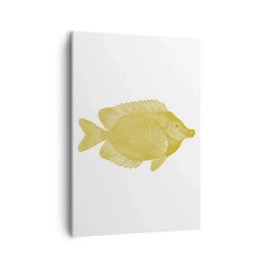 Schilderen op canvas - Vis en dat is het - 50x70 cm