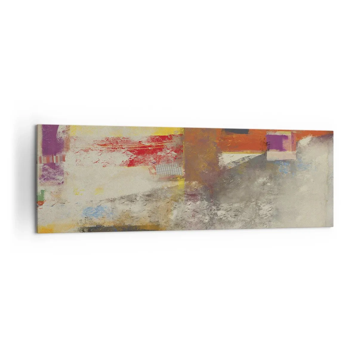 Schilderen op canvas - Kleur geometrie - 160x50 cm