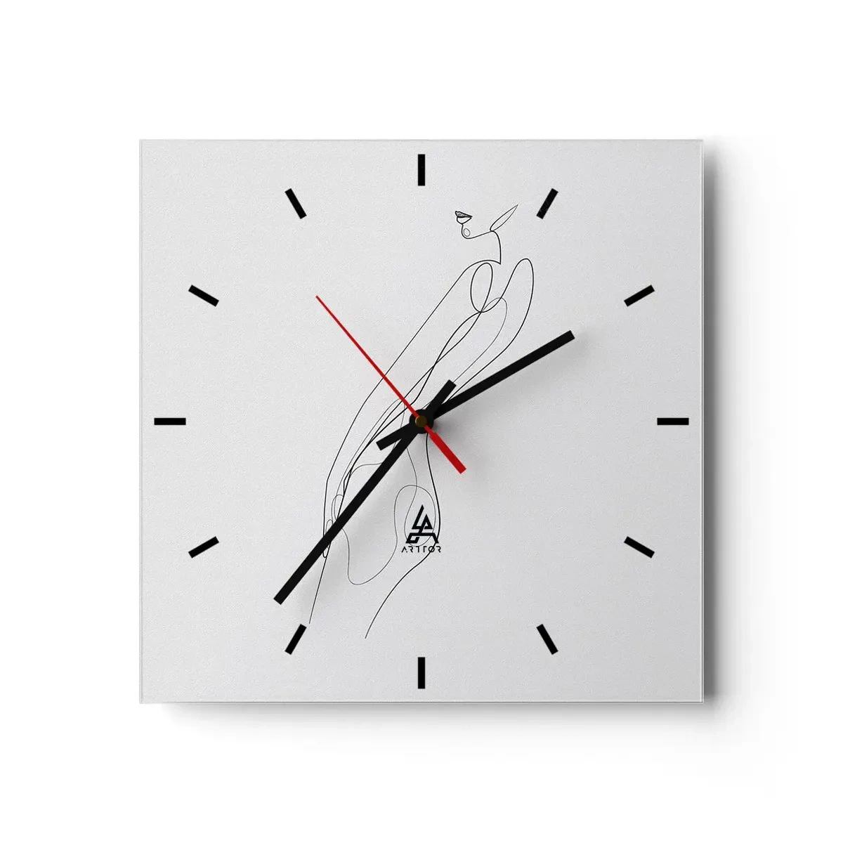 Wandklok - Klok - Gewoon een belofte - 30x30 cm