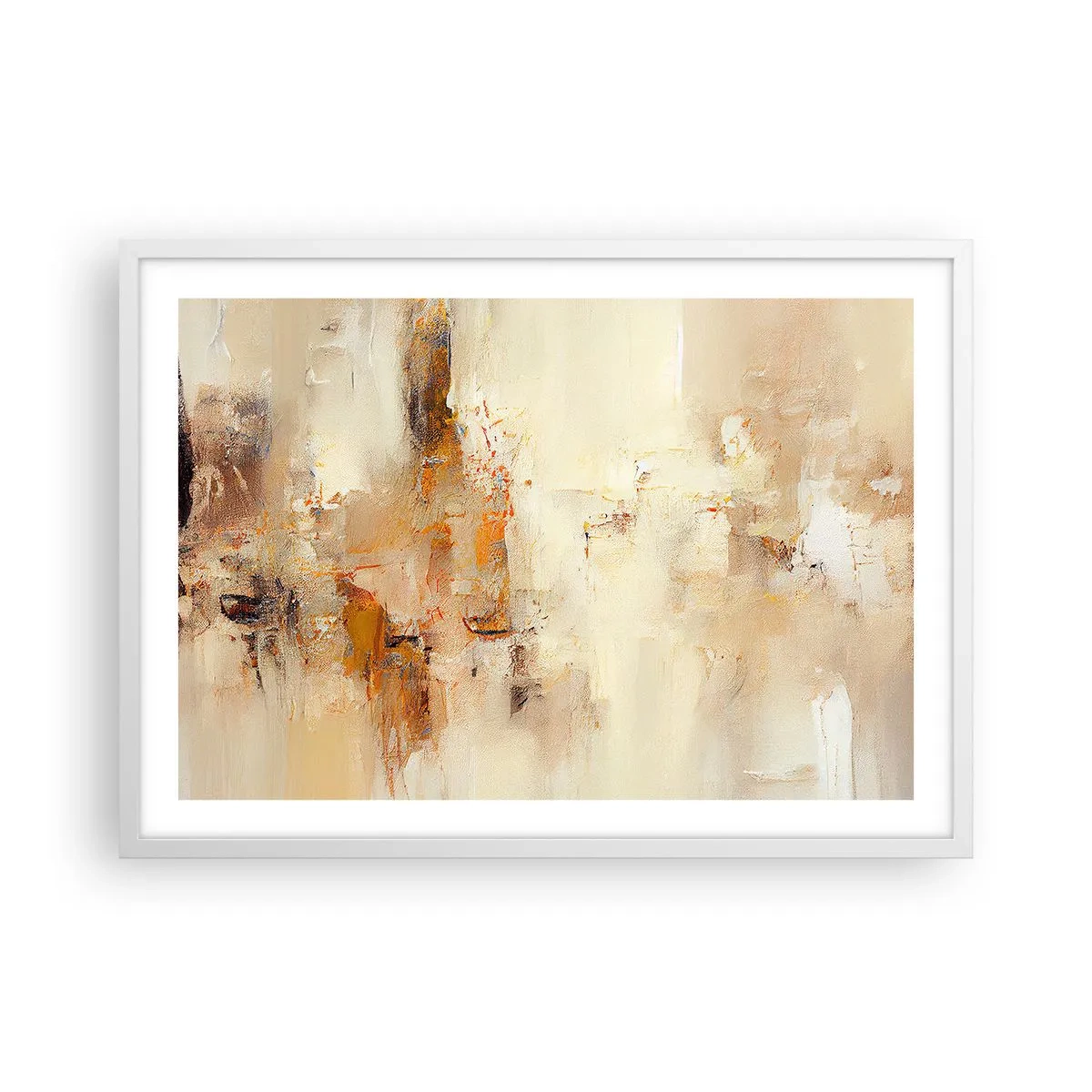 Poster in een witte lijst - Ziel van Amber - 70x50 cm