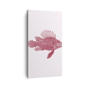 Schilderen op canvas - Inwoner van exotische wateren - 45x80 cm