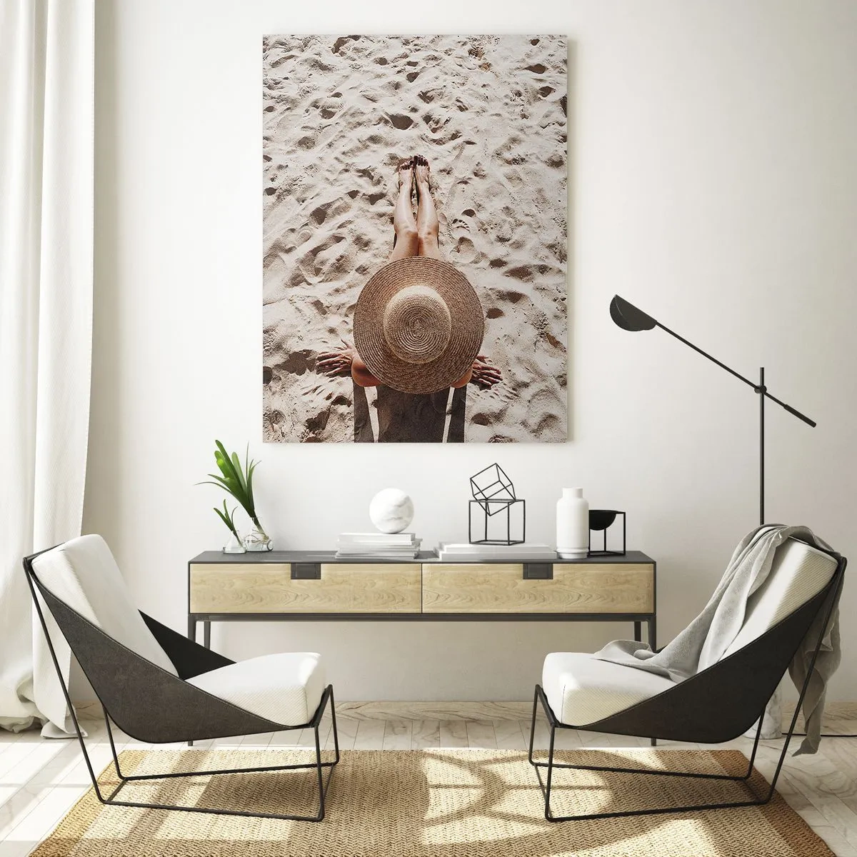 Schilderen op glas - De perfecte tijd - 80x120 cm