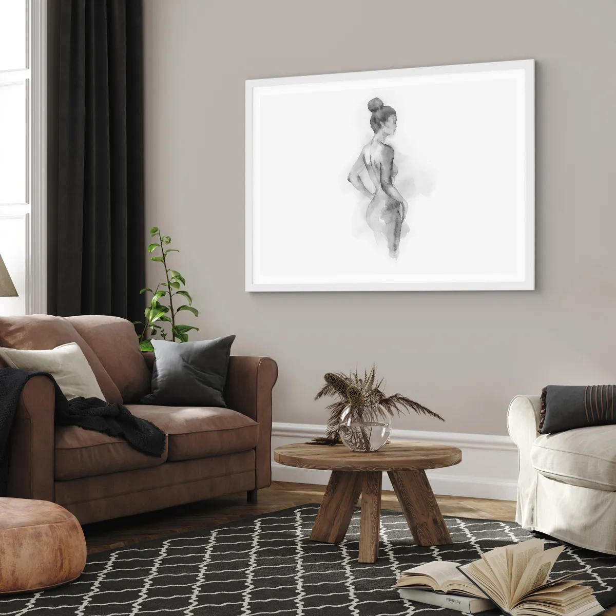 Poster in een witte lijst - Prachtig als schilderij - 40x30 cm