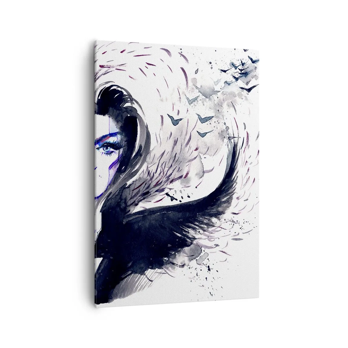 Schilderen op canvas - Demonisch en mooi - 70x100 cm