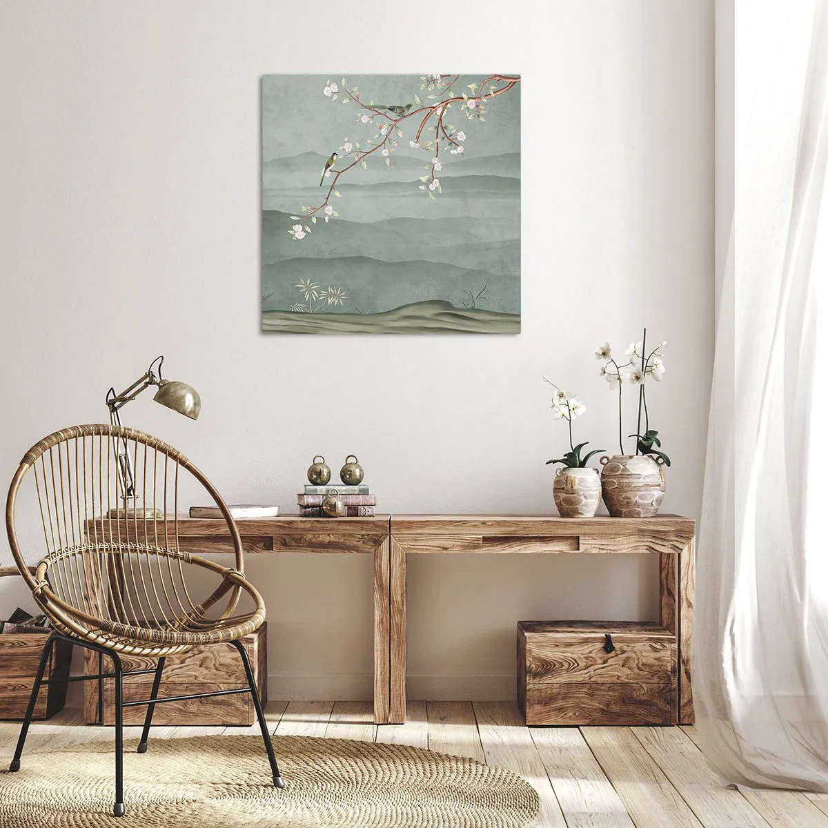 Schilderen op canvas - Lente, oh jij bent het - 40x40 cm