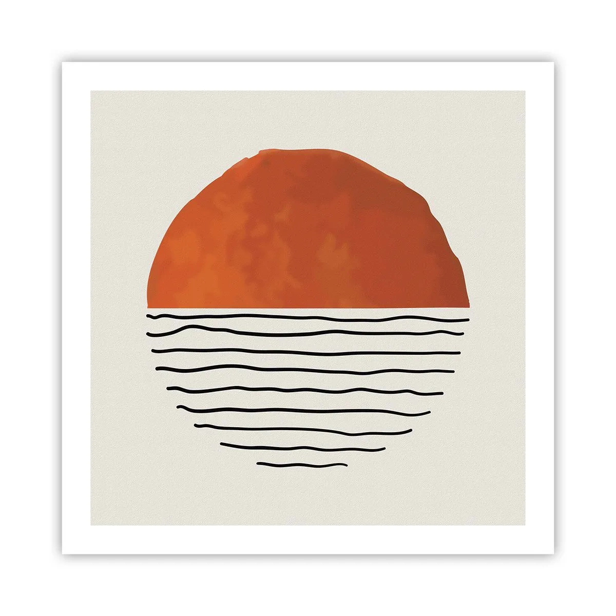 Poster - In het Japanse klimaat - 60x60 cm