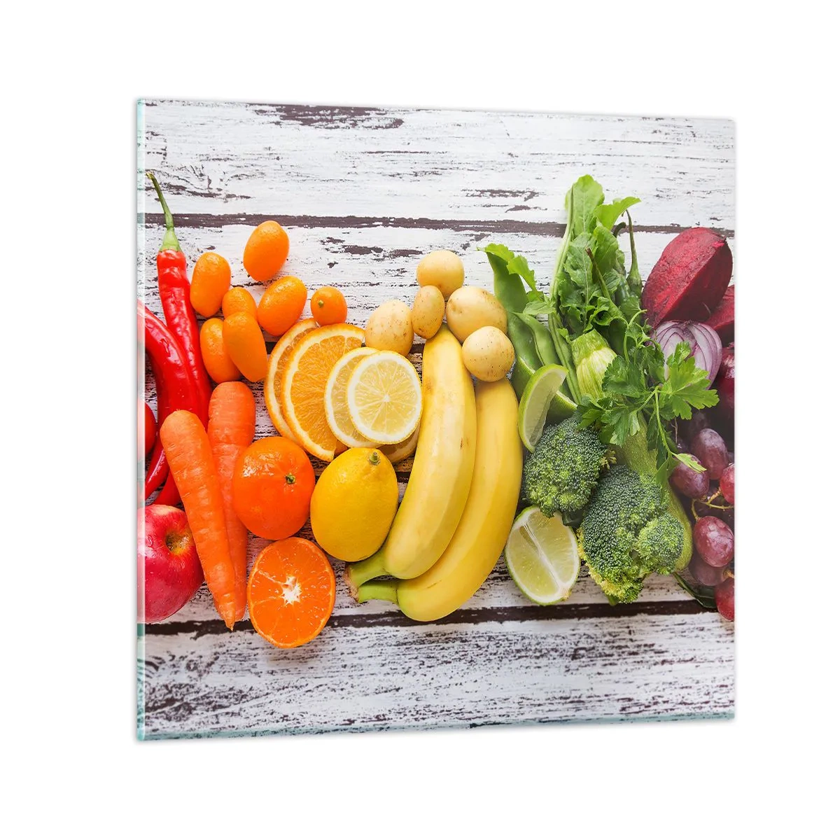 Schilderen op glas - Het is niet genoeg? - 50x50 cm