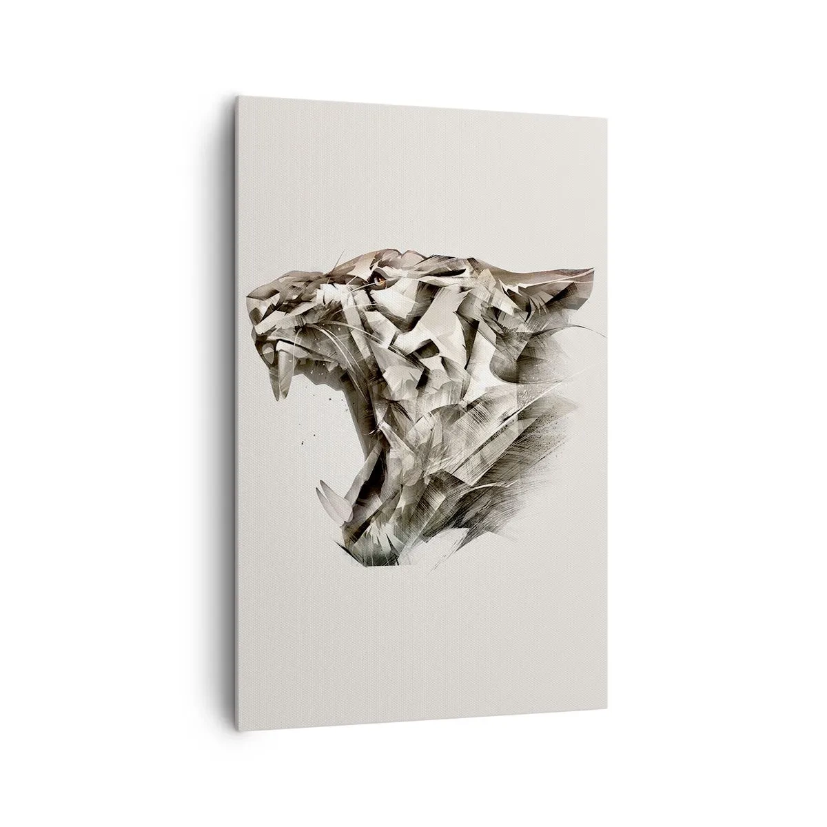 Schilderen op canvas - Je weet al wie de baas is - 80x120 cm