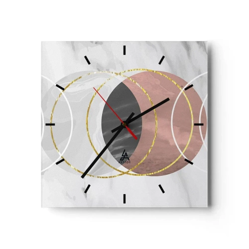 Wandklok - Klok - Muziek van de sferen - 30x30 cm
