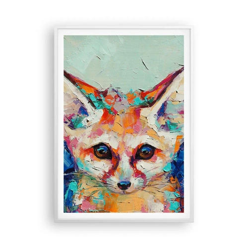 Poster in een witte lijst - Ben je klaar voor mij? - 70x100 cm