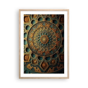 Een poster in een licht eiken lijst - In Arabische sfeer - 50x70 cm