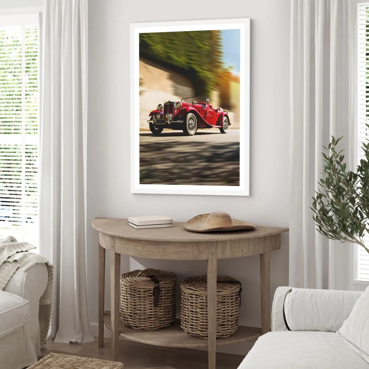 Poster in een witte lijst - Mooier dan Nike van Samothrace - 50x70 cm