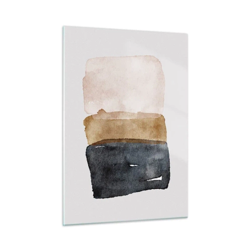 Schilderen op glas - De samenstelling van de kleuren van de aarde - 50x70 cm