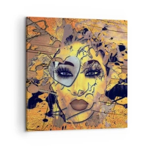 Schilderen op canvas - Zonnige schoonheid - 60x60 cm