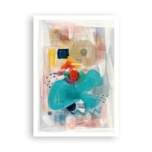 Poster - Kleurrijk spel - 70x100 cm