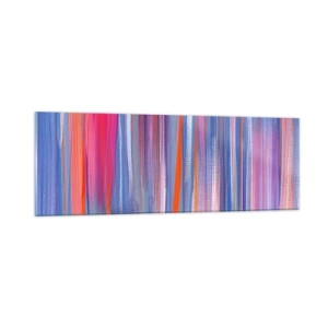 Schilderen op glas - Opgang naar de regenboog - 90x30 cm