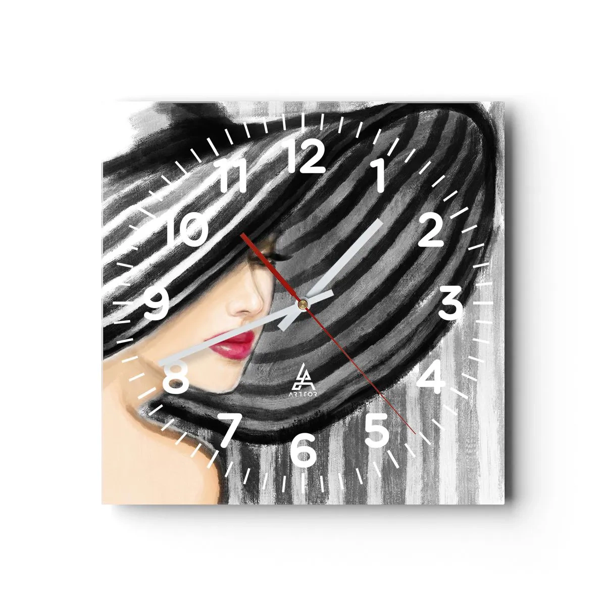 Wandklok - Klok - Waar moet je zoeken? - 30x30 cm