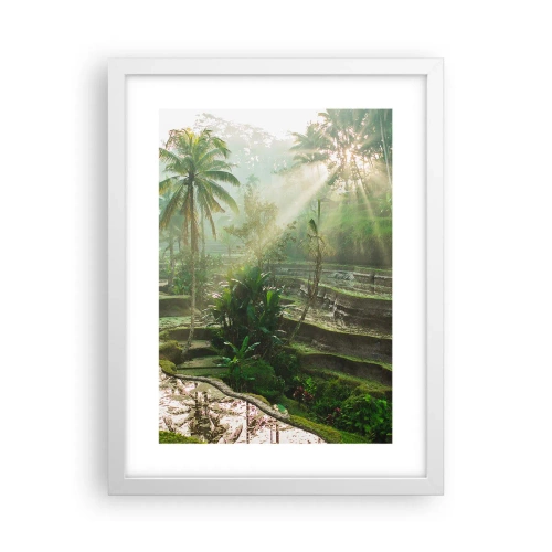 Poster in een witte lijst - Opgroeien in de zon - 30x40 cm