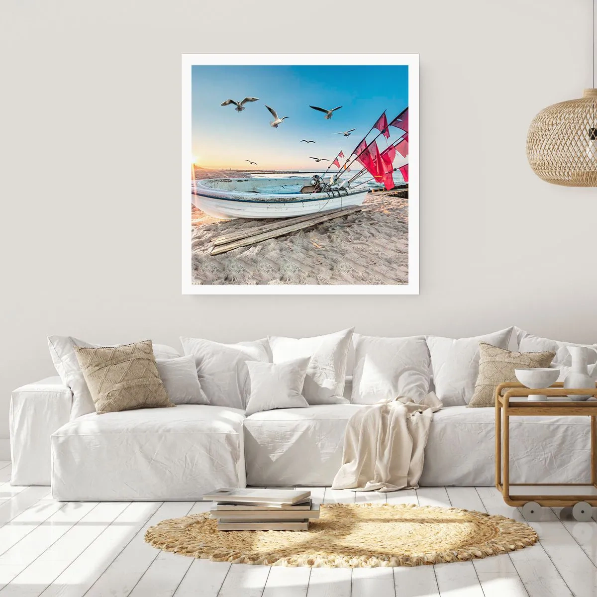 Poster - Een welverdiende rust - 40x40 cm