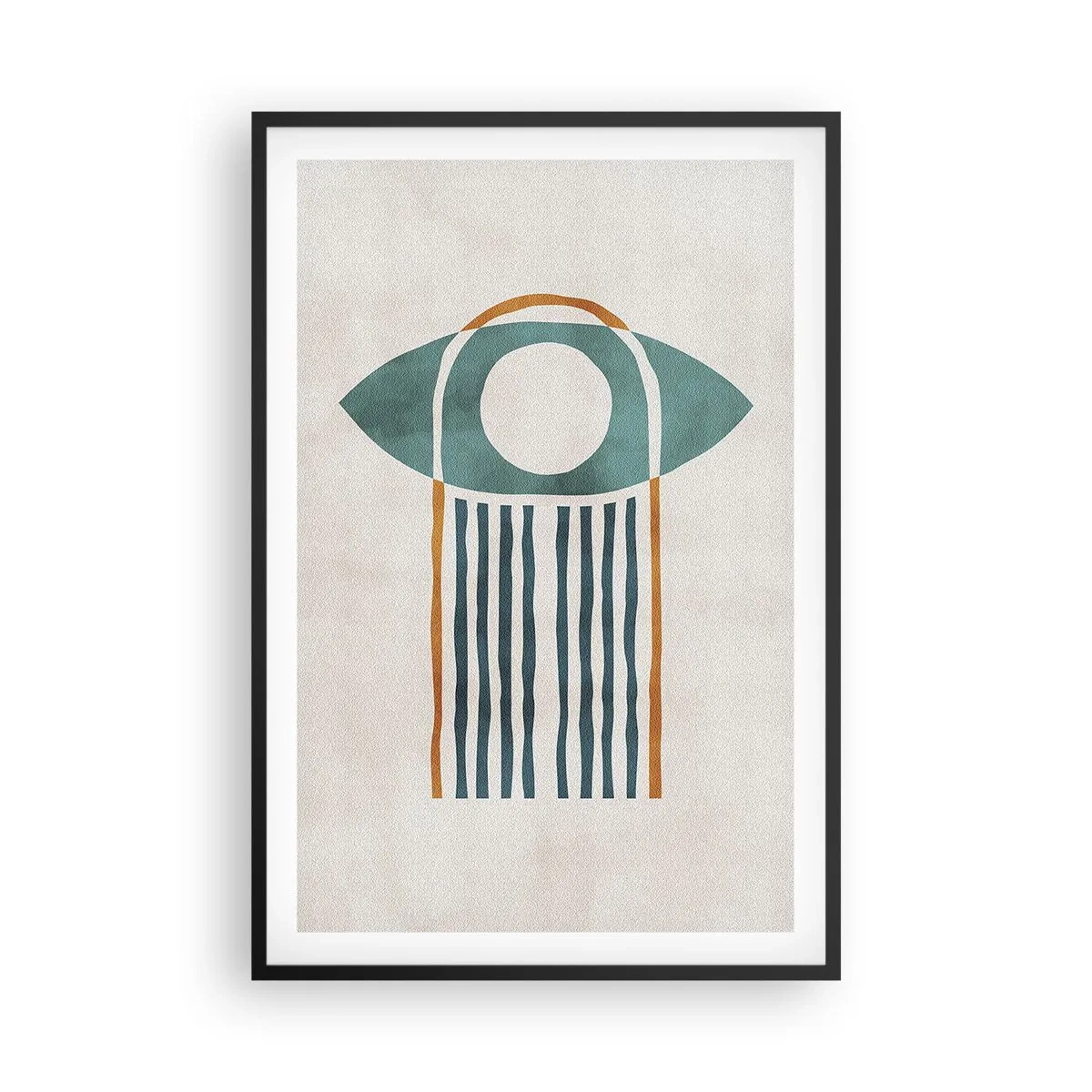 Poster in een zwarte lijst - Tekens en rituelen - 61x91 cm