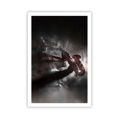 Poster - In de dampen van jazz - 61x91 cm