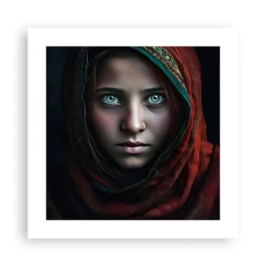 Poster - Oosterse prinses - 40x40 cm