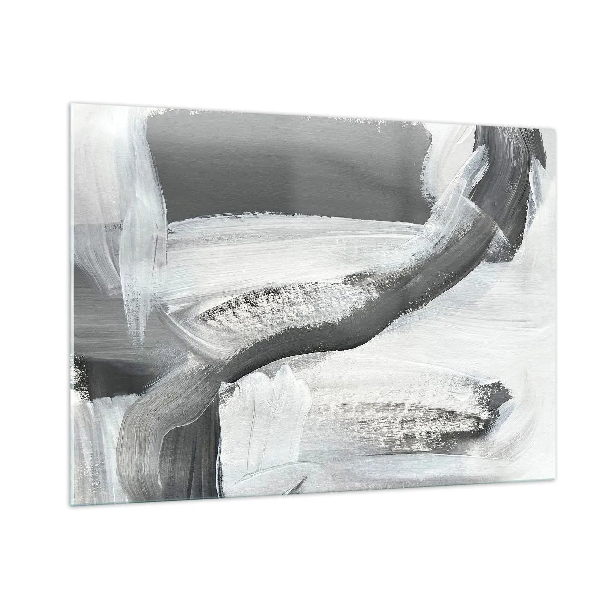 Schilderen op glas - Een beslissende beweging - 100x70 cm