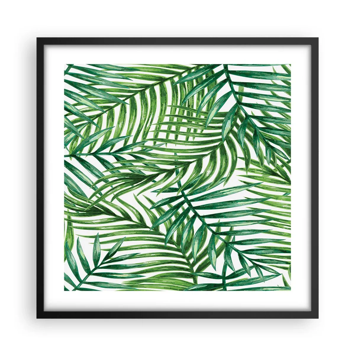 Poster in een zwarte lijst - Onder de groene luifel - 50x50 cm