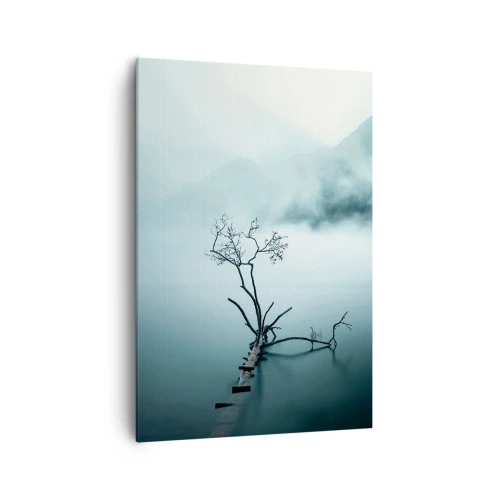 Schilderen op canvas - Van water en mist - 70x100 cm