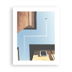 Poster - Boven het doolhof van de stad - 40x50 cm