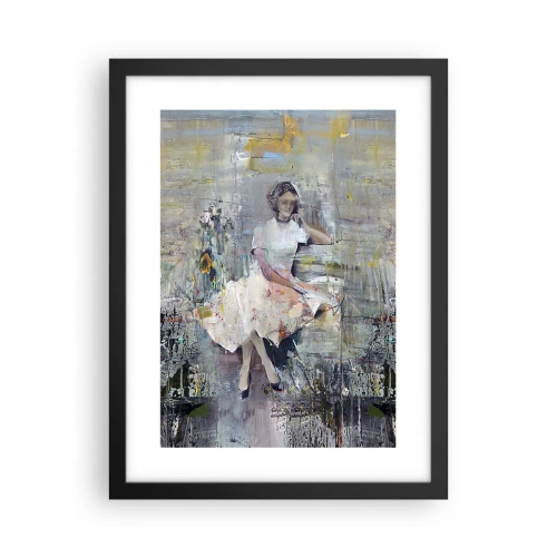 Poster in een zwarte lijst - Klassiek en modern - 30x40 cm