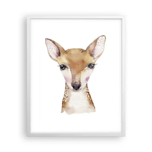 Poster in een witte lijst - De aard van onschuld - 40x50 cm