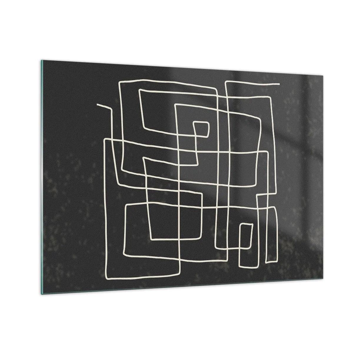 Schilderen op glas - Niet zo eenvoudig - 100x70 cm