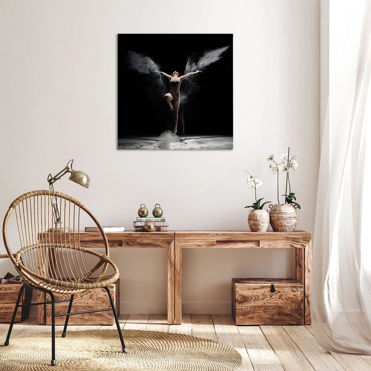 Schilderen op canvas - Elfen bestaan - 40x40 cm