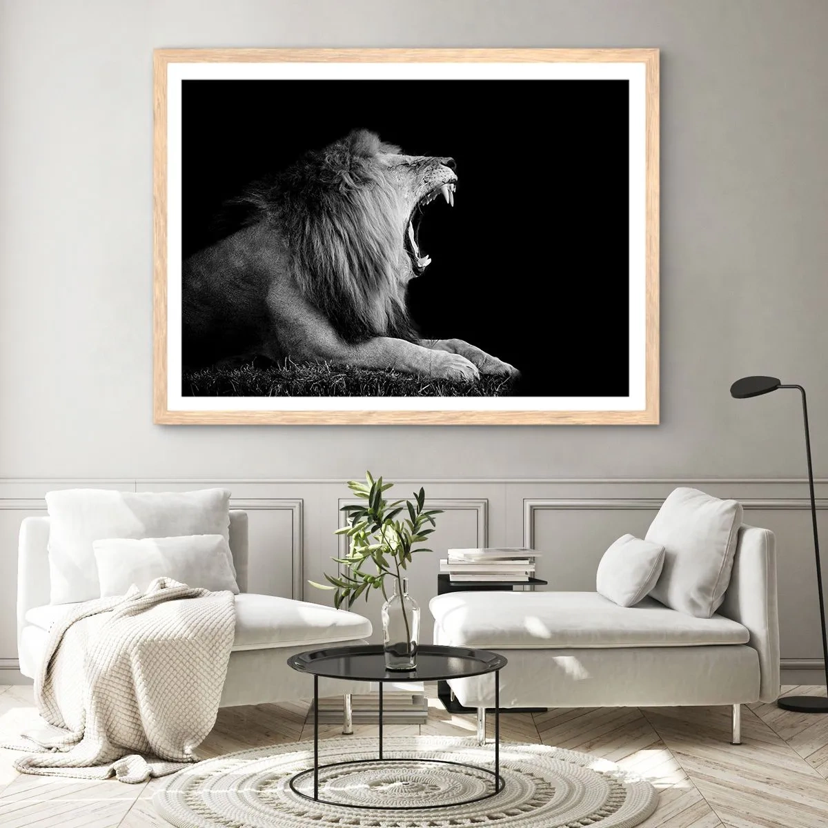 Een poster in een licht eiken lijst - Zonder enige twijfel - 40x30 cm