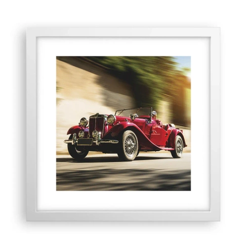 Poster in een witte lijst - Mooier dan Nike van Samothrace - 30x30 cm