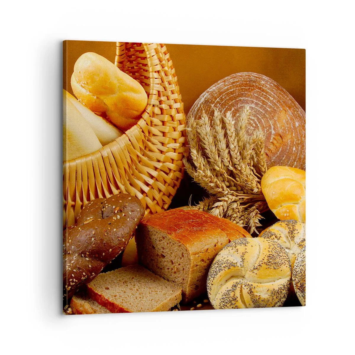 Schilderen op canvas - We kwamen er weer mee weg - 60x60 cm