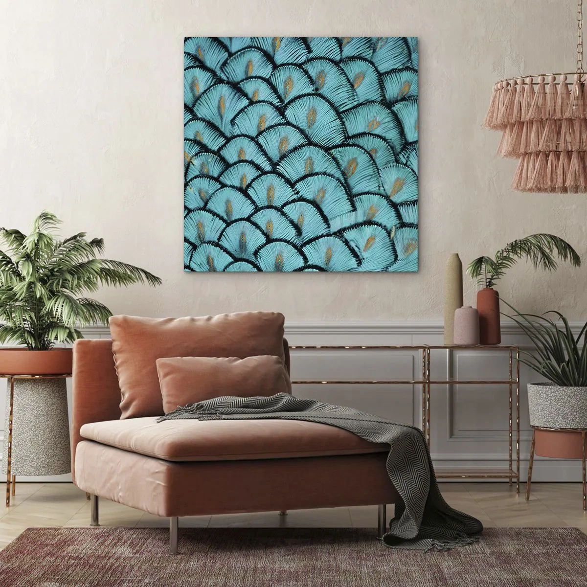 Schilderen op canvas - Het grote verengala - 40x40 cm