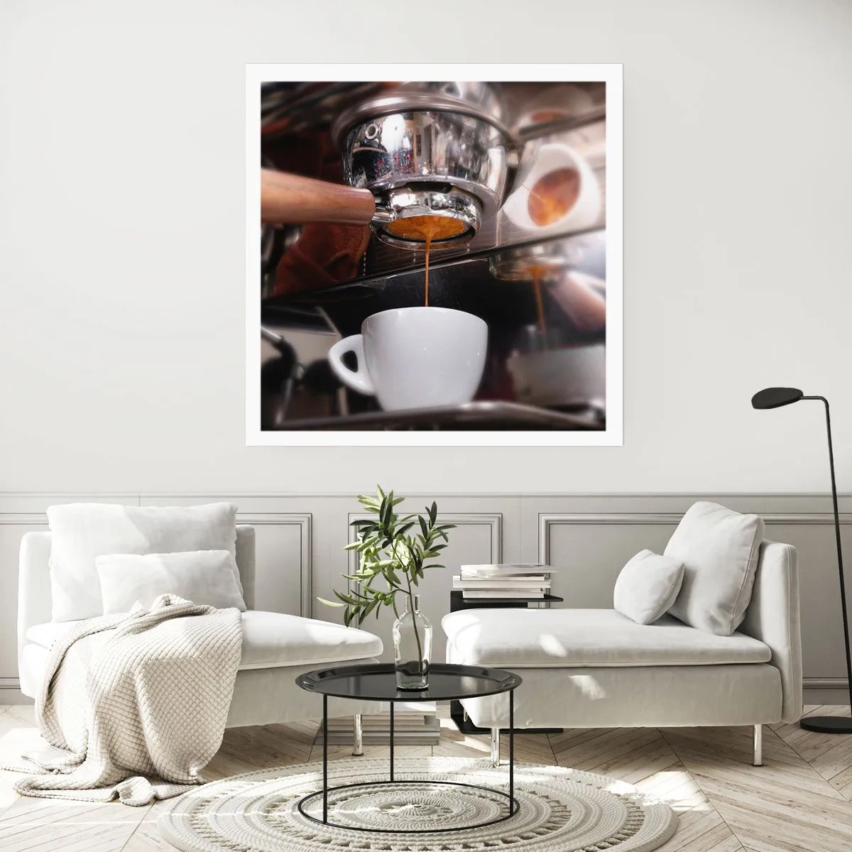 Poster - Goede tijd van de dag - 30x30 cm