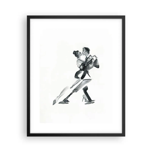 Poster in een zwarte lijst - In één slag - 40x50 cm