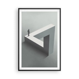 Poster in een zwarte lijst - Maar het is toch mogelijk - 61x91 cm