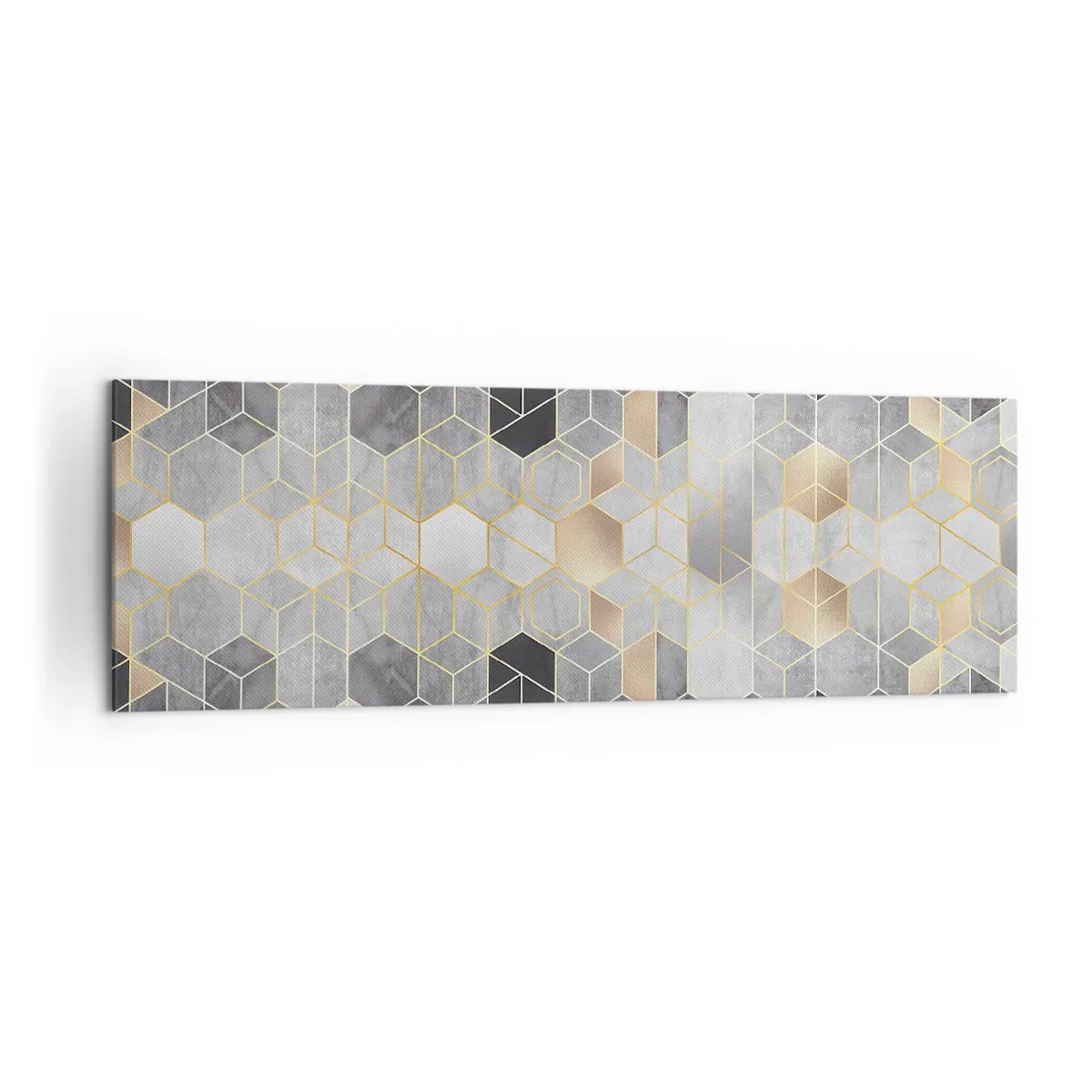 Schilderen op canvas - Diamant samenstelling - 160x50 cm