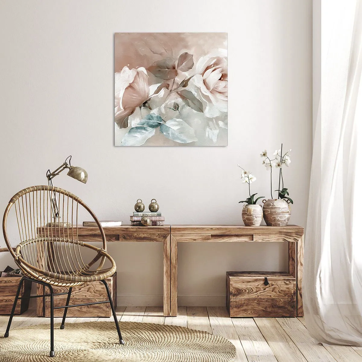 Schilderen op canvas - De geest van de romantiek - 50x50 cm