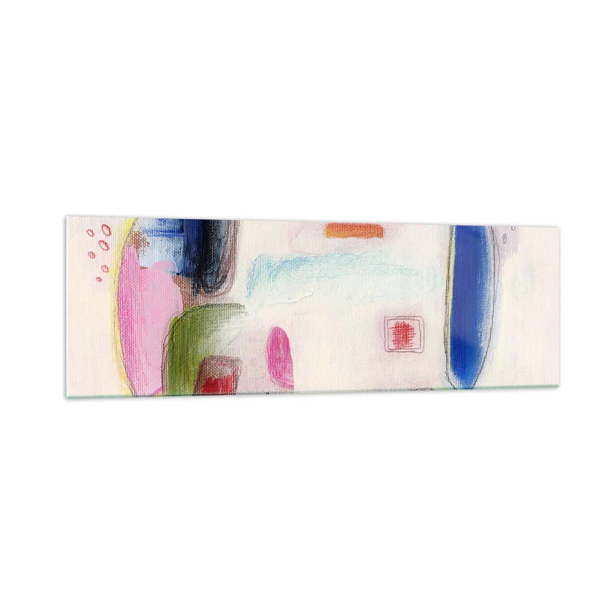 Schilderen op glas - Meer bol dan hol of plat - 160x50 cm