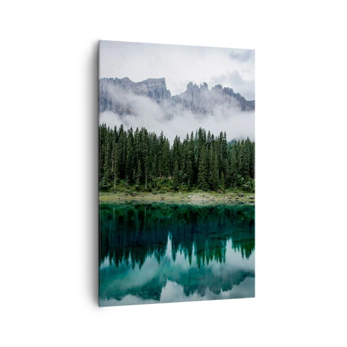 Schilderen op canvas - Stil, stil, laten we het drinkwater niet wakker maken... - 80x120 cm