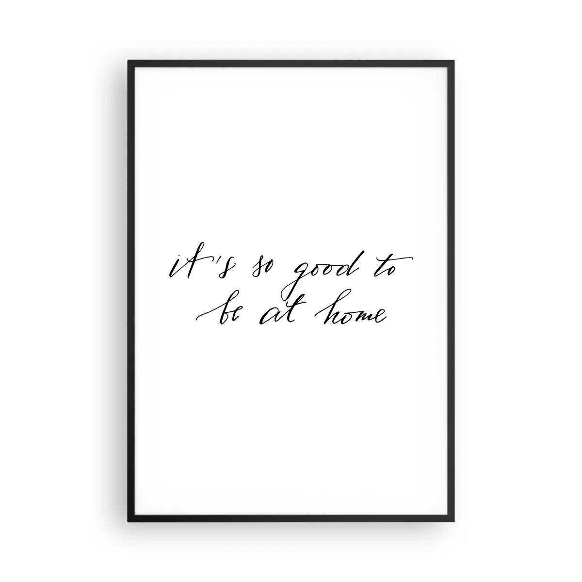 Poster in een zwarte lijst - De hele waarheid - 70x100 cm