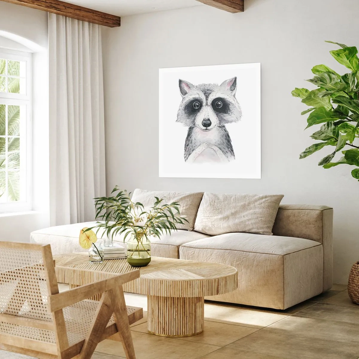 Poster - Een moment om te verhuizen - 30x30 cm