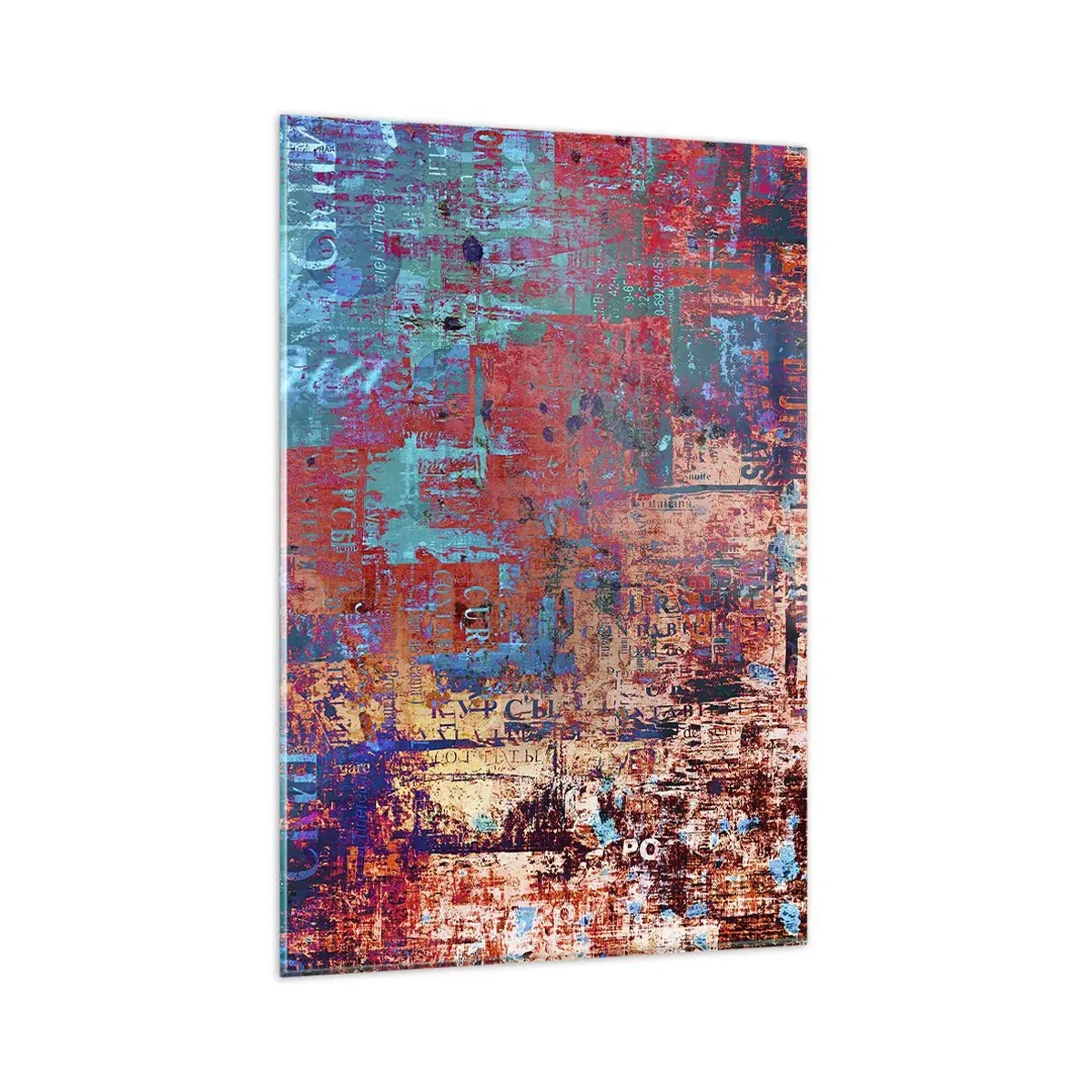 Schilderen op glas - Geheugen en vergetelheid - 80x120 cm
