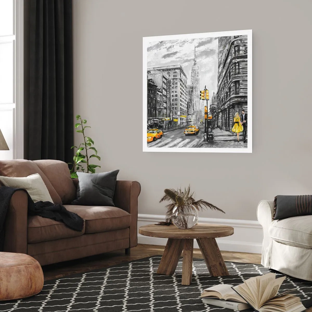 Poster - Een verhaal uit New York - 60x60 cm