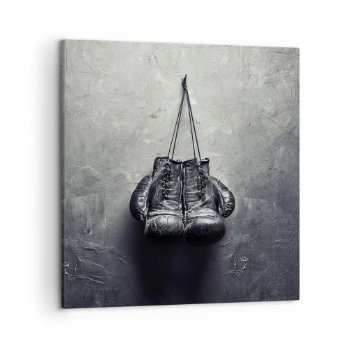 Schilderen op canvas - Tijd van strijd en Tijd van vrede - 50x50 cm